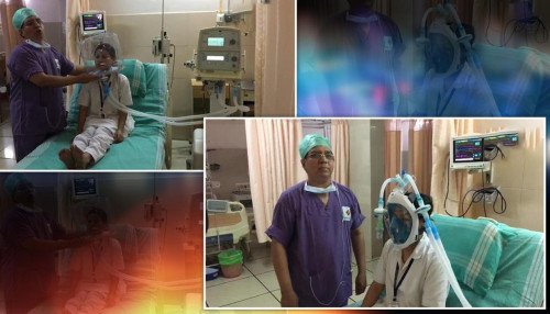 Больница Мангалуру разрабатывает пузырчатый шлем и вспомогательное устройство искусственной вентиляции легких для пациентов с COVID-19