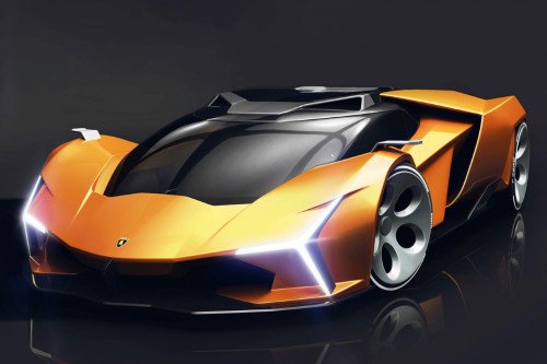 Этот автомобильный концепт олицетворяет неистовый бычий дух Lamborghini.