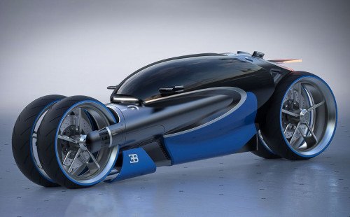 Чтобы управлять этим Bugatti, вам нужны права на мотоцикл!